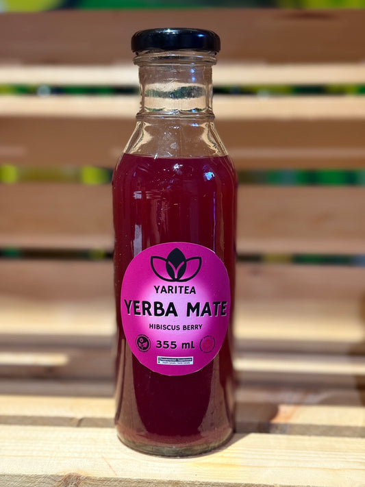 Berry Hibiscus Cold Brew Yerba Mate Bottle (PREORDER)