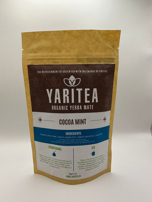 Cocoa Mint Organic Yerba Mate - Large 100g